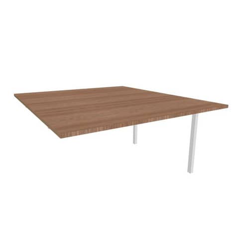 Postazione aggiuntiva bench piano noce 140x160xH.75 cm gamba …