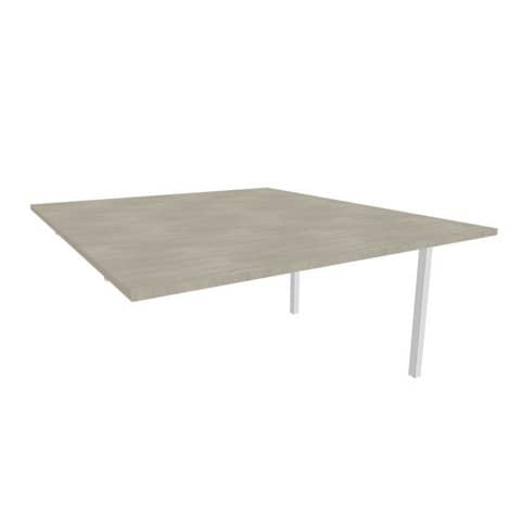 Postazione aggiuntiva bench cemento 140x160xH.75 cm gamba a …