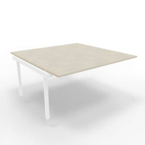 Postazione aggiuntiva bench cemento 160x160xH.75 cm gamba a …