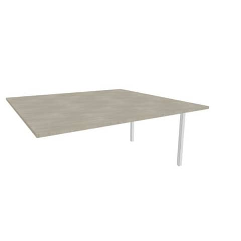 Postazione aggiuntiva bench cemento 160x160xH.75 cm gamba a …