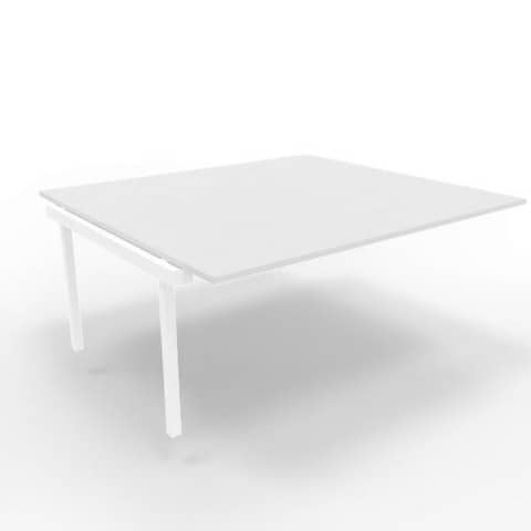 Postazione aggiuntiva bench piano grigio 180x160xH.75 cm gamba …