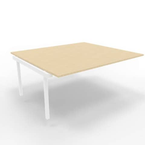 Postazione aggiuntiva bench piano rovere 180x160xH.75 cm gamba …