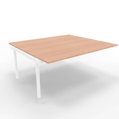 Postazione aggiuntiva bench piano noce 180x160xH.75 cm gamba …