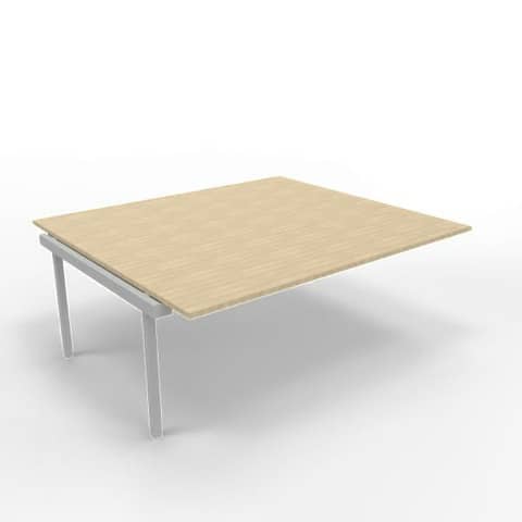 Postazione aggiuntiva bench piano rovere 180x160xH.75 cm gamba …