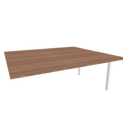 Postazione aggiuntiva bench piano noce 180x160xH.75 cm gamba …