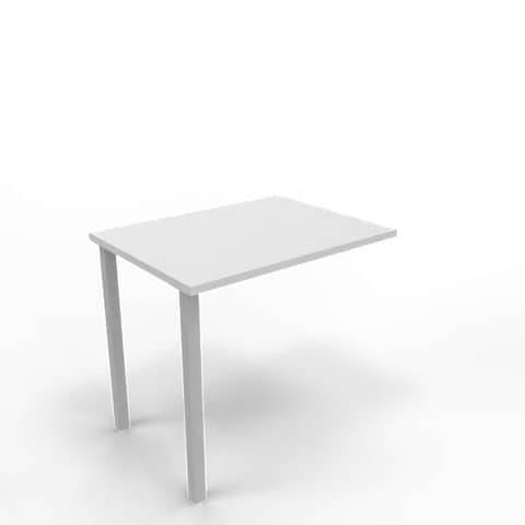 Dattilo scrivania sospeso piano grigio 80x60xH.75 cm gamba …