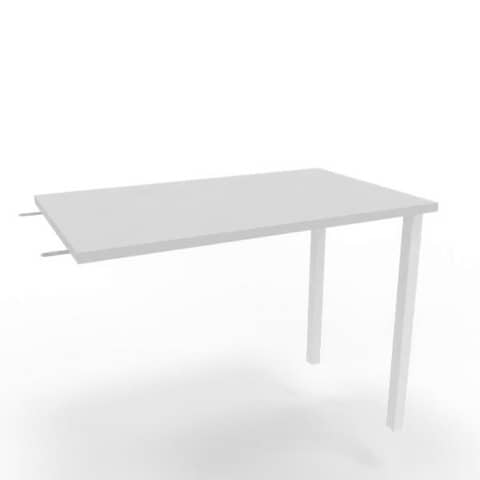 Dattilo scrivania sospeso piano grigio 100x60xH.75 cm gamba …