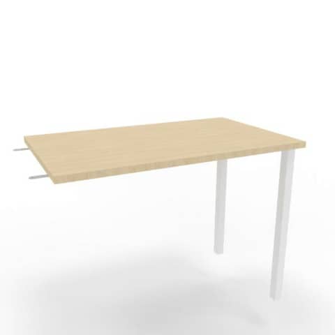 Dattilo scrivania sospeso piano rovere 100x60xH.75 cm gamba …