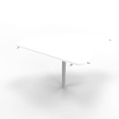 Raccordo 90° piano bianco 84x84xH.75 cm gamba in …