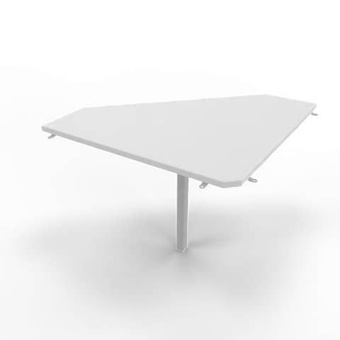 Raccordo 90° piano grigio 84x84xH.75 cm gamba in …