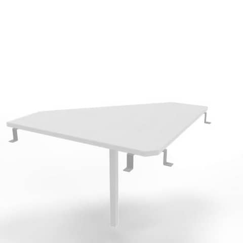 Raccordo 90° piano bianco 84x84xH.75 cm gamba in …