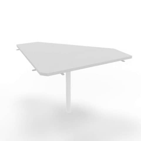 Raccordo 90° piano grigio 84x84xH.75 cm gamba in …
