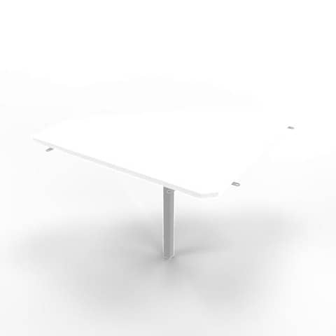 Raccordo 90° piano bianco 84x84xH.75 cm gamba in …