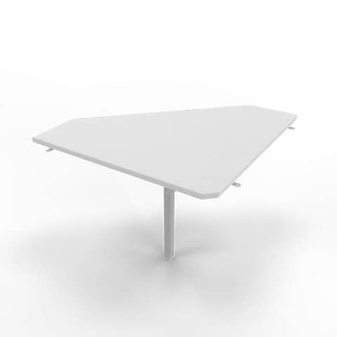 Raccordo 90° piano grigio 84x84xH.75 cm gamba in …