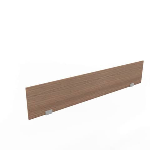 Pannello divisorio in melaminico noce per bench 180xH.35 cm linea Practika Quadrifoglio - CODB180-NO