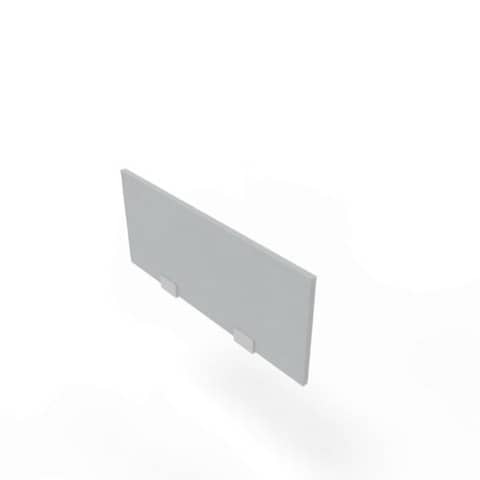 Pannello divisorio rivestito in tessuto grigio 80xH.32 cm per bench linea Practika Quadrifoglio - CODBT080-B01-012