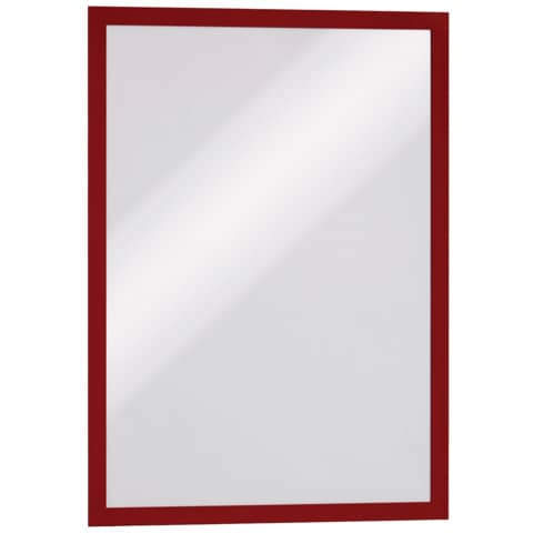 Cornice espositiva Durable DURAFRAME® formato A3 rosso in …