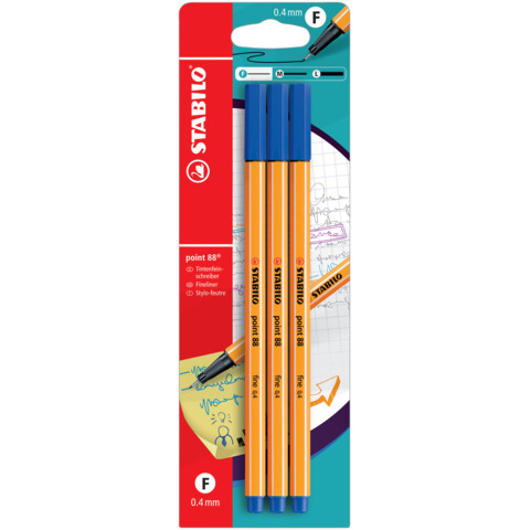 Fineliner Stabilo Point 88® 0,4 mm conf. 3 …