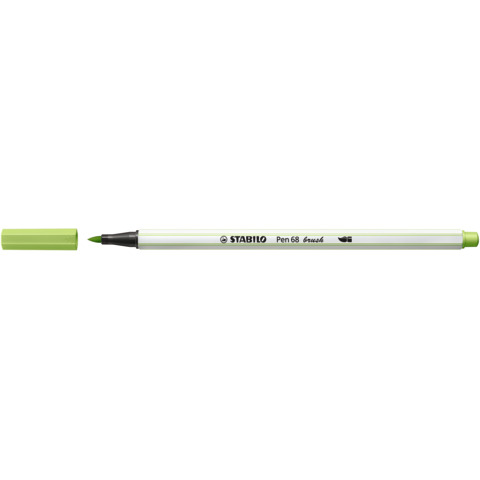 Pennarello Stabilo Pen 68 brush - punta a pennello - M 1 mm pistacchio 568/34