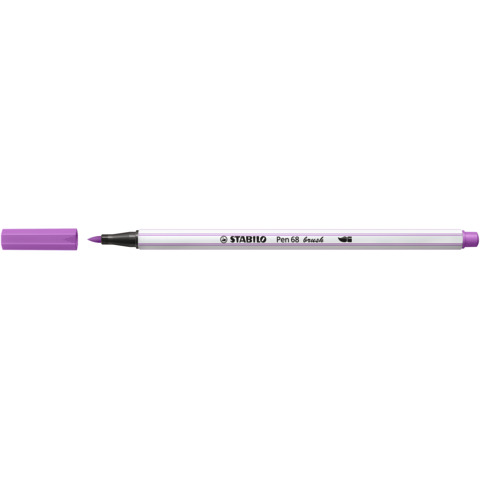 Pennarello Stabilo Pen 68 brush - punta a pennello - M 1 mm prugna 568/60