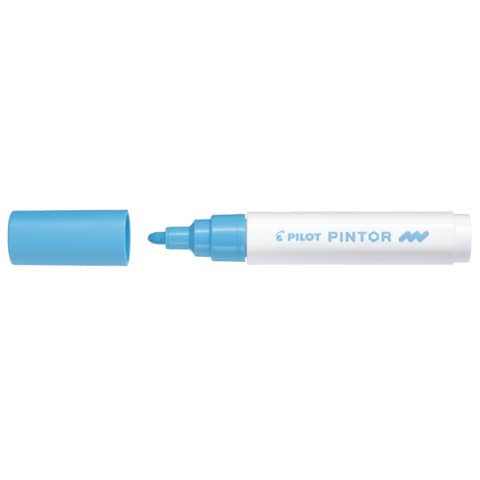 Marcatore multisuperficie Pilot Pintor a base d'acqua punta in fibra 4,5 mm blu pastello - 002372
