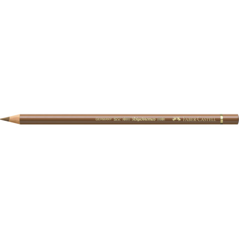 Matite colorate permanenti Faber Castell Polychromos mina 3,8 mm conf. 6 pezzi Faber-Castell terra d'Umbria naturale -