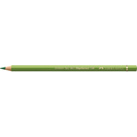 Matite colorate permanenti Faber Castell Polychromos mina 3,8 mm conf. 6 pezzi - verde terra giallastro - 110168