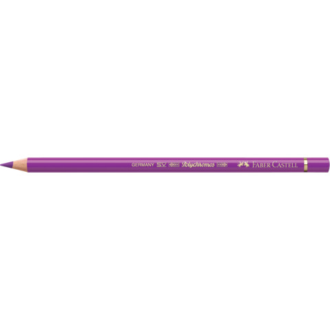 Matite colorate permanenti Faber Castell Polychromos mina 3,8 mm conf. 6 pezzi - cremisi - 110134
