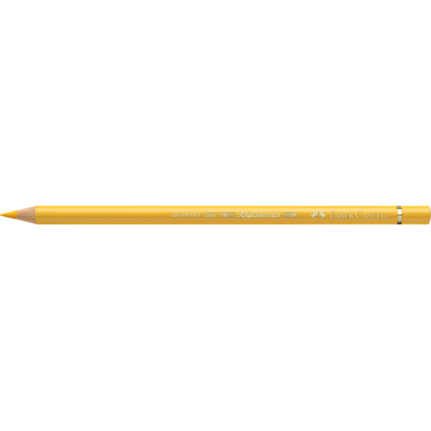 Matite colorate permanenti Faber Castell Polychromos mina 3,8 mm conf. 6 pezzi - giallo cadmio scuro - 110108