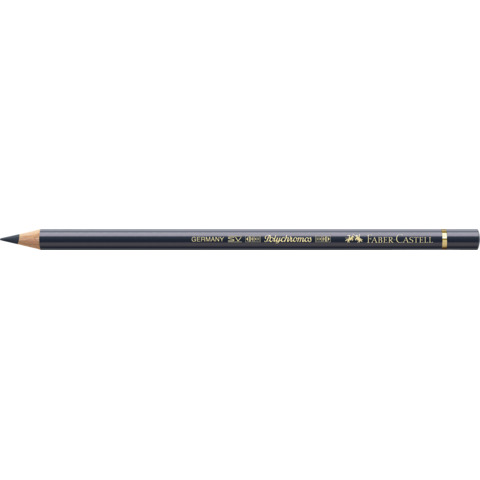Matite colorate permanenti Faber Castell Polychromos mina 3,8 mm conf. 6 pezzi - grigio freddo VI - 110235