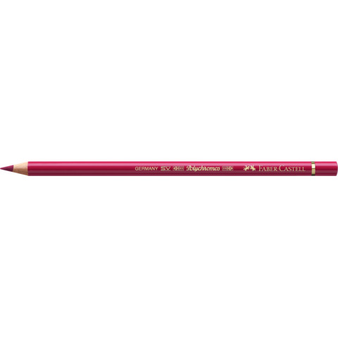 Matite colorate permanenti Faber Castell Polychromos mina 3,8 mm conf. 6 pezzi - rosso robbia - 110142