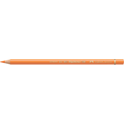 Matite colorate permanenti Faber Castell Polychromos mina 3,8 mm conf. 6 pezzi - arancione cadmio - 110111