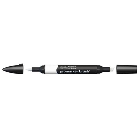 Pennarelli Winsor&Newton Promarker Brush doppia punta scalpello-pennello - cool grey 1 CG1 - 0204161