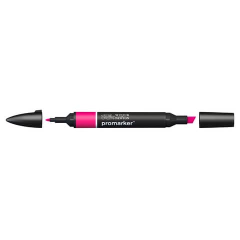 Pennarelli Winsor&Newton Promarker doppia punta fine-larga - magenta M865 - 0203359