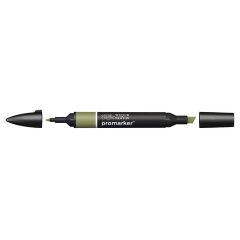 Pennarelli Winsor&Newton Promarker doppia punta fine-larga - pesto Y923 - 0203016
