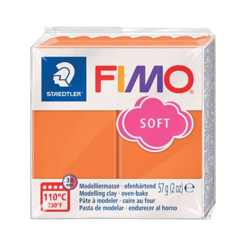 Pasta modellabile Staedtler FIMO® soft 57 g cognac - 8020-76
