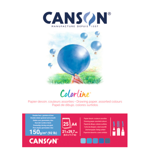 Album da disegno Canson Colorline® A4 150 g/m² …