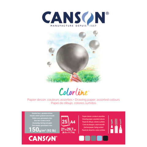 Album da disegno Canson Colorline® A4 150 g/m² …