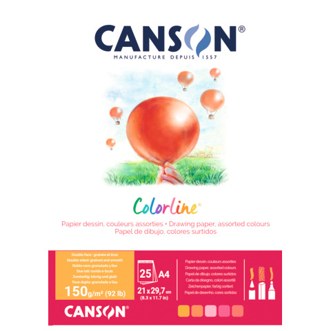 Album da disegno Canson Colorline® A4 150 g/m² …