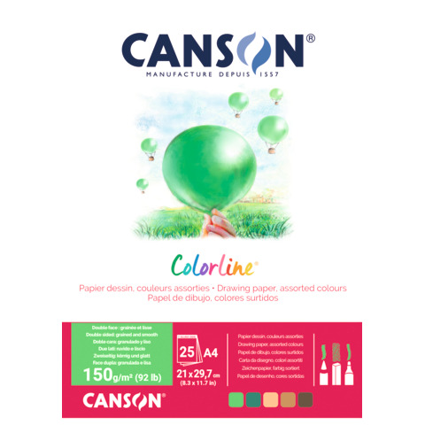 Album da disegno Canson Colorline® A4 150 g/m² …