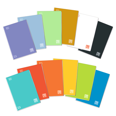 Maxi quaderno One Color A4 - 100 g/m² - 24+1 ff - A - 7182