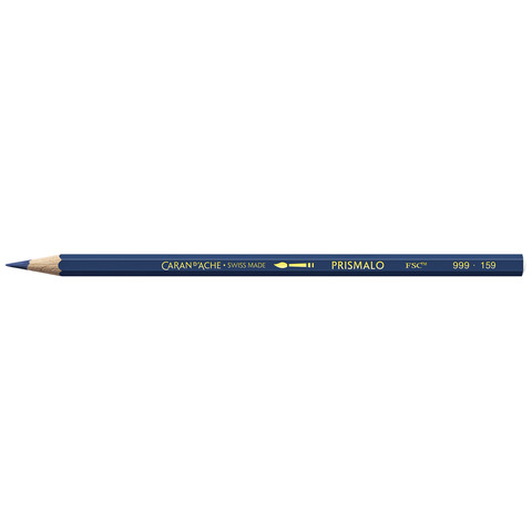 Matite colorate acquerellabili Carand'Ache Prismalo in conf. da 12 pz blu di prussia - 999159