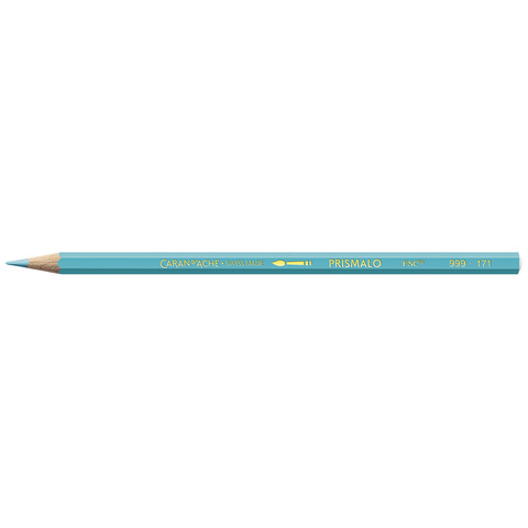 Matite colorate acquerellabili Carand'Ache Prismalo in conf. da 12 pz blu turchese - 999171