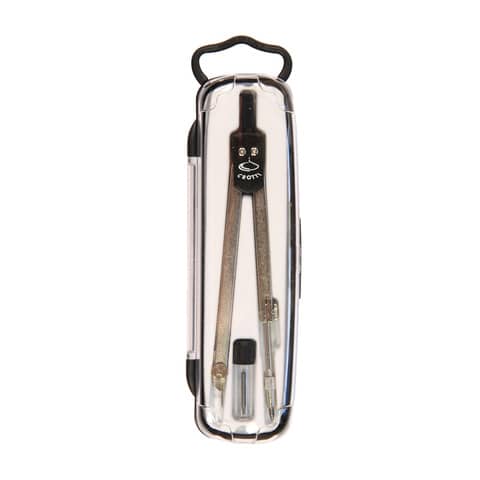 Compasso scolastico Eredi Crotti 2 accessori nero - …