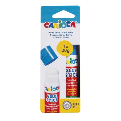Blister colla stick Carioca 20 g - 42071