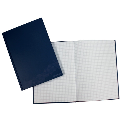 Quaderno cartonato Donau A5 - 70 g/m² - 96 ff - a quadretti - copertina blu - 330327020