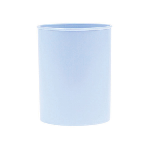 Portapenne rotondo in PP Donau Ø 7,5 x H.9,5 cm - 100% riciclabile - blu pastello - 3132101PL-17