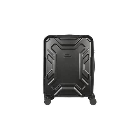 Trolley da viaggio Tucano Iron - 40 litri - design industriale - nero - BTRIR-S-BK