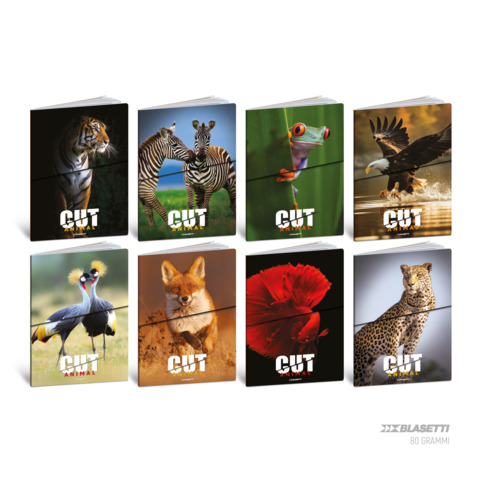 Maxi quaderno Blasetti Animal Cut A4 - 80 …