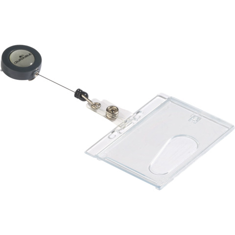 Portabadge Durable chiuso con chiocciola yo-yo per 1 …